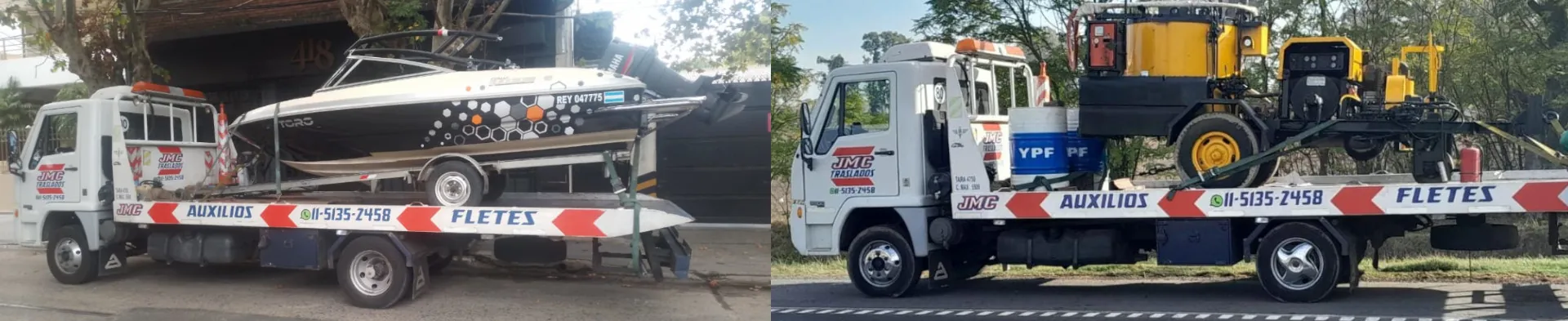 Auxilios y Remolques JMC. Quilmes. Traslados. Zona sur. Buenos Aires.